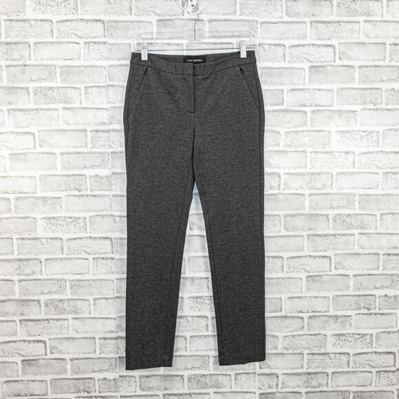 KOBI HALPERIN Women's Alexandra Slim Ankle Pants Jersey Grey size 4 - Picture 10 of 11